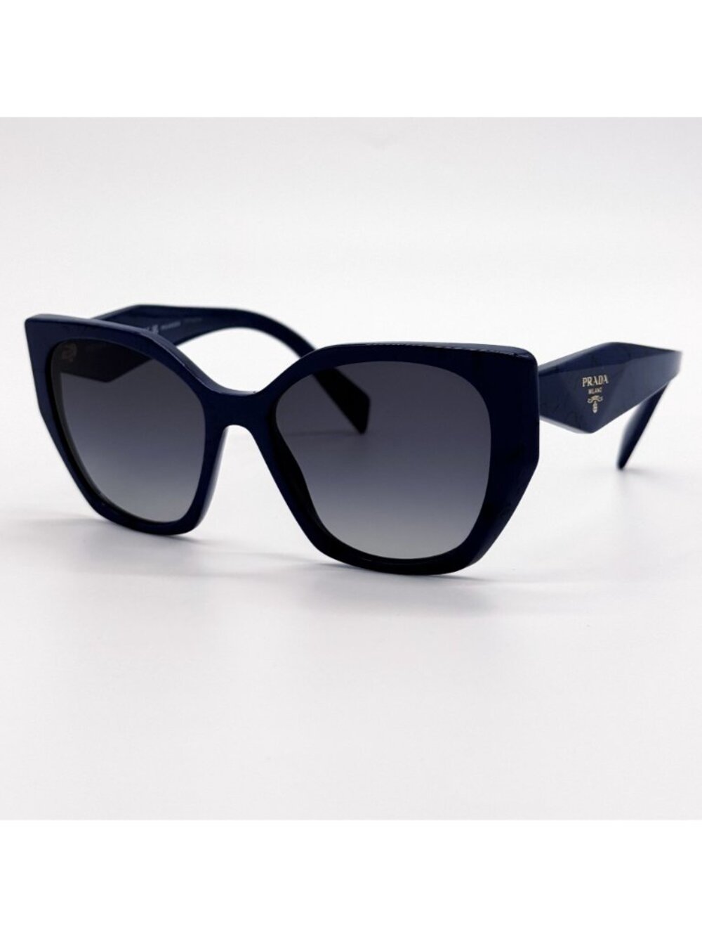NEW PRADA SUNGLASSES PR19ZS 18D5W1 OVERSIZED BLUE WOMEN EYEWEAR PR 19ZS, SPR 19Z - Picture 3 of 11